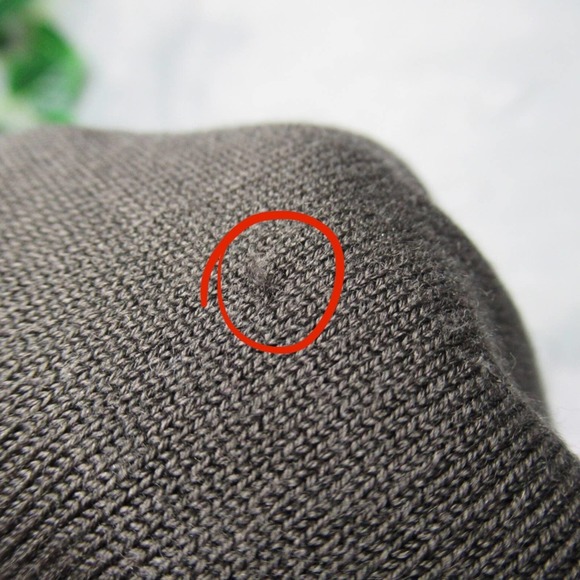 CARLISLE Brown Silk Blend Scoop Neck 3/4 Sleeve Knit Top Tee Womens Size Small - Picture 10 of 11